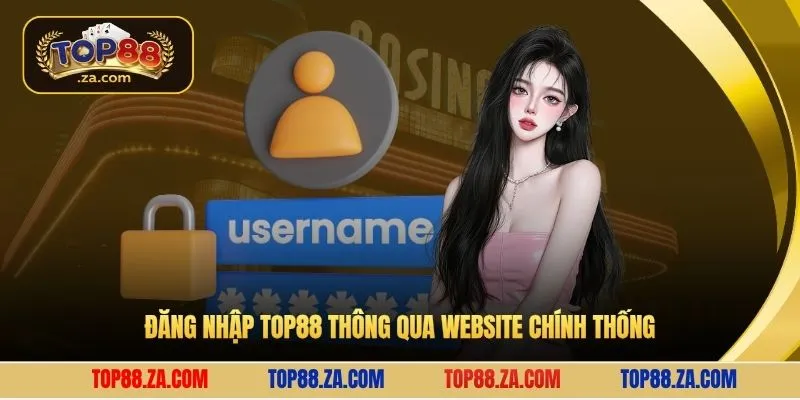 Đăng nhập Top88 thông qua website chính thống