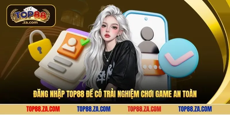 Đăng nhập Top88 để có trải nghiệm chơi game an toàn