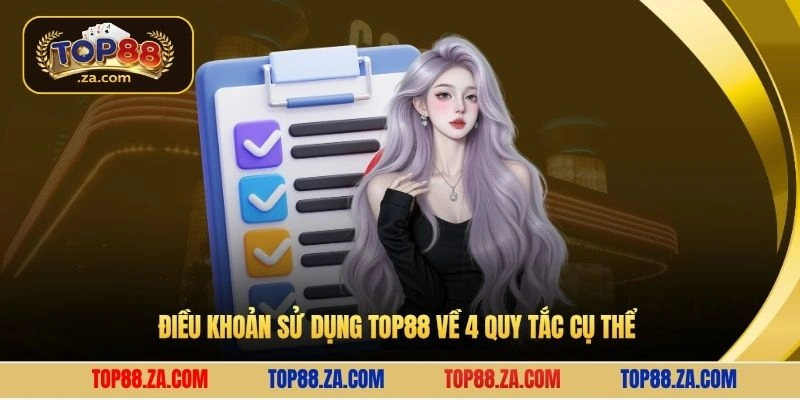 Điều khoản sử dụng Top88 về 4 quy tắc cụ thể 